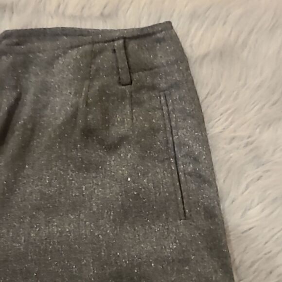 J jill womens gray wool blend ankle length pants size 12 - Picture 3 of 9